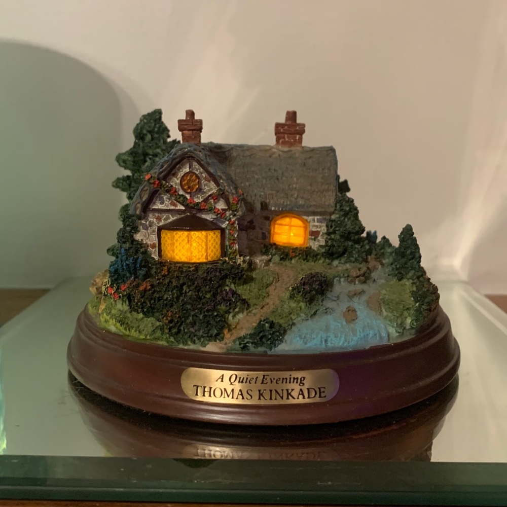 Thomas Kinkade A Quiet Evening light up decor